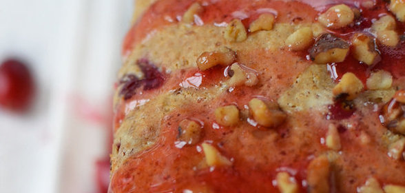 Имбирно-медовый хлеб с клюквой и портвейном