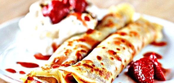 Блинчики с вареньем