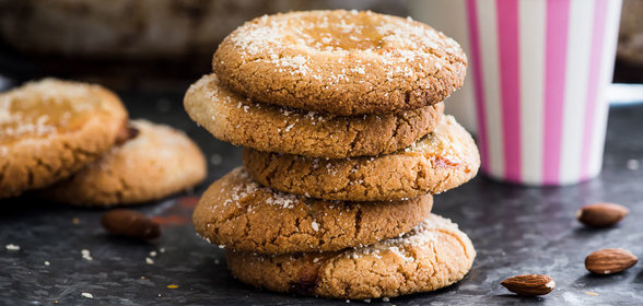 Песочное печенье с повидлом