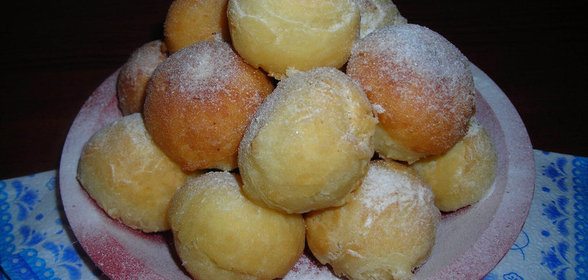 Башкирские Баурсаки с творогом