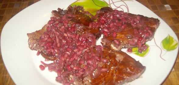 Копченая рыба с Гранатом