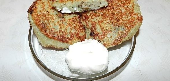 Тарталетки с грибным салатиком