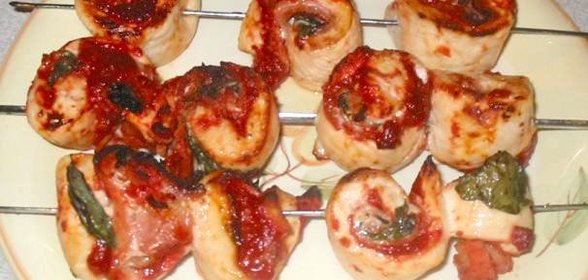 Куриные спиральки