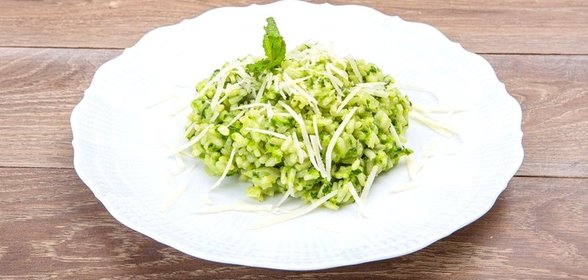 Зеленое ризотто