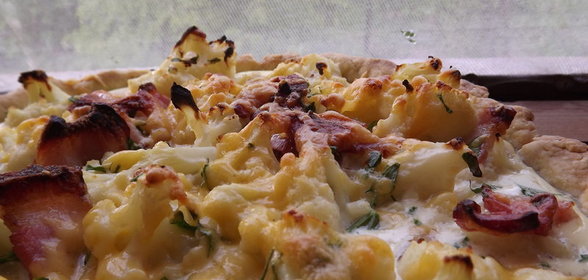 Киш с цветной капустой