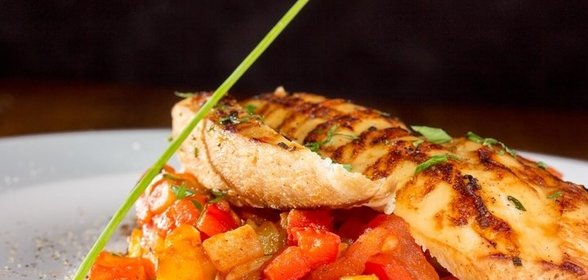 Куриное филе с рататуем