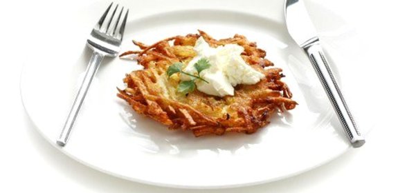 Картофельные драники с репой