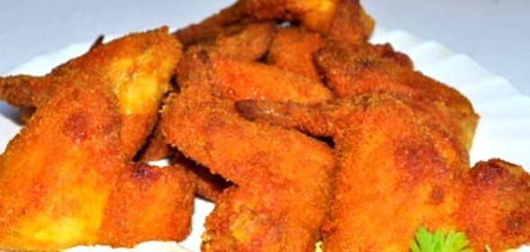 Хрустящие куриные крылышки