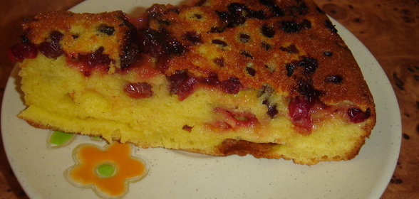 пирог-шарлотка Клюковка