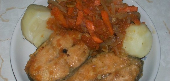 Лосось под маринадом с китайским уклоном