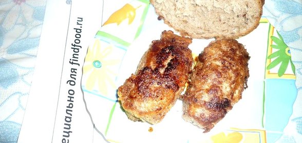 Зразы с яйцом и зеленым луком