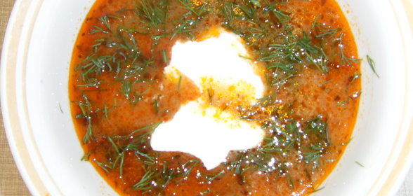 Щи из квашеной капусты с мясом