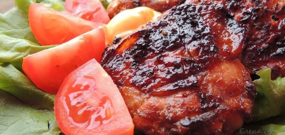Бёдрышки в луковом маринаде