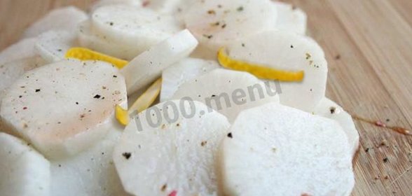 Дайкон на зиму