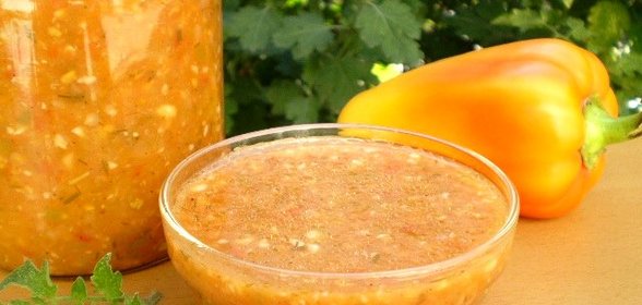 Аджика домашняя острая