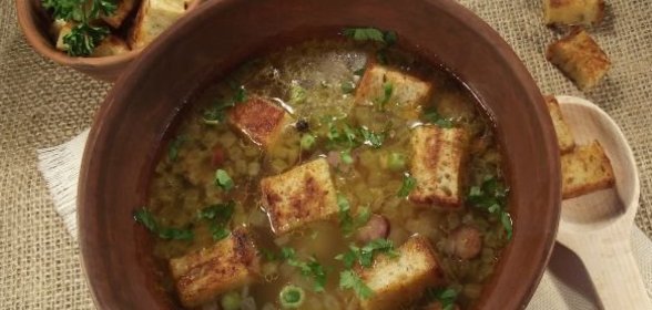 Салат «Сельский» из квашеной капусты с картофелем