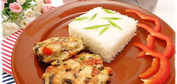 Сочные куриные котлеты с рисом Индика за 20 минут