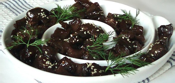 Баклажаны в бальзамике с медом