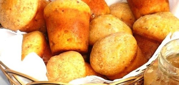 Булочки к чаю (без масла и яиц)