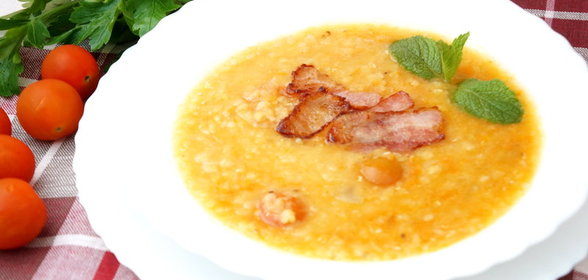 Суп из свежего и кислого молока