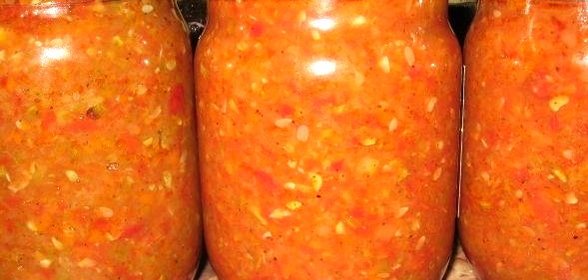 Консервированная аджика на зиму