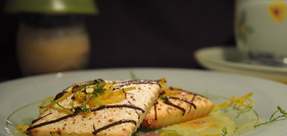 Печенье Савоярди с Куантро и лимоном