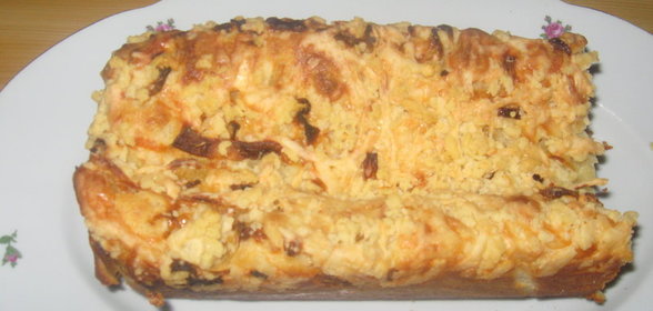 Луковый кекс с сыром