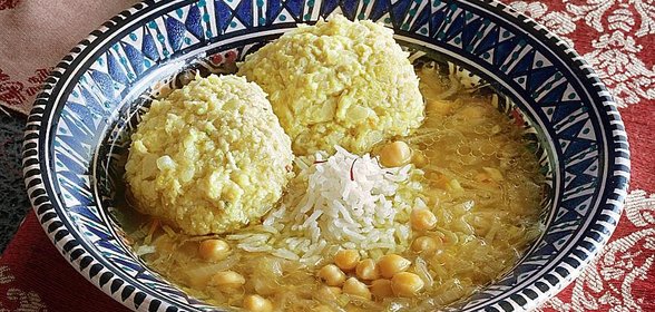 Персидский суп с гонди