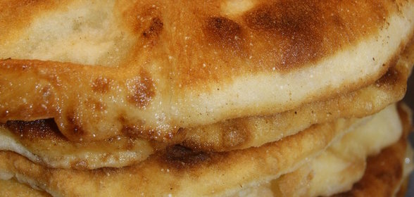 Хычины с сырно-картофельной начинкой