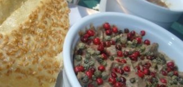 Паштет из куриных печени и сердечек