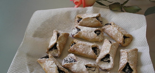 Банановое печенье с джемом