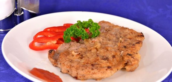 Отбивные из свинины в апельсиновом маринаде