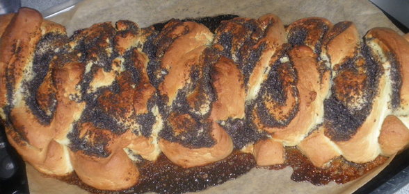 Маковый рулет Ёлочка