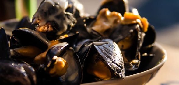 Мидии в пиве