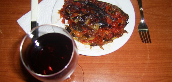 Баклажаны запеченые с пармезаном