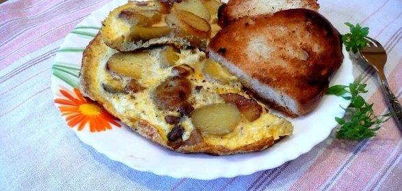 Омлет с картофелем от Поля Бокюза