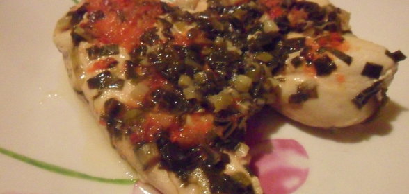 Курица с аджикой в мультиварке