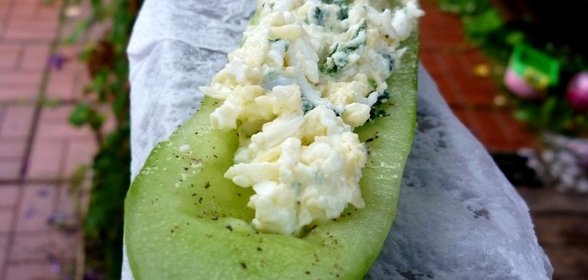 Фаршированный огурец или закуска Верещагин, не заводи Баркас