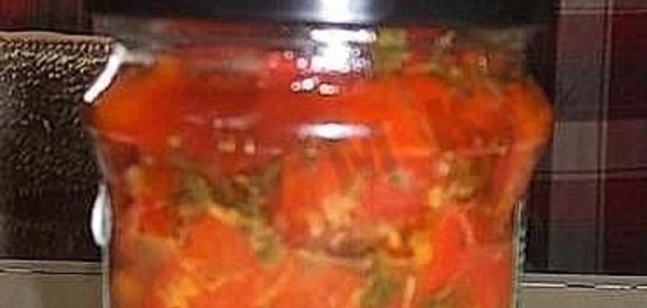 Болгарский перец на зиму с сахаром
