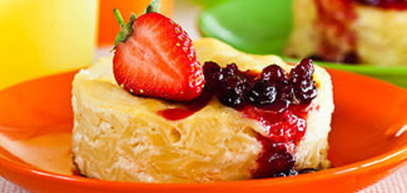 Лапшевик с творогом в мультиварке