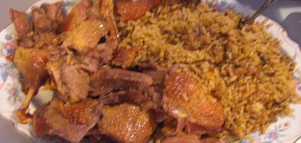 Индоутка Рождественская с рисом и грибами (праздник продолжается)