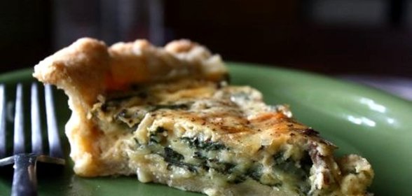 Пирог с лисичками и сыром
