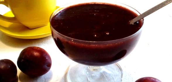 Шоколадное варенье из слив в мультиварке