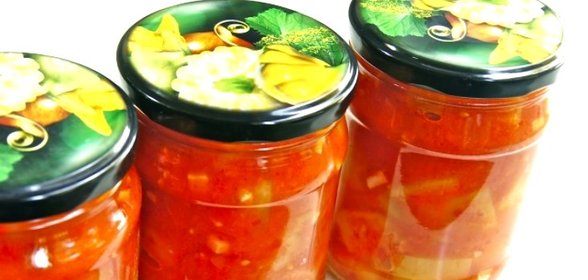 Кабачки, жареные в томатном соусе, на зиму