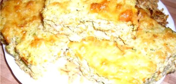 Запеканка с куриным филе, овощами и фасолью