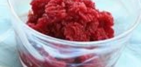 Граните из вишен с бальзамическим уксусом