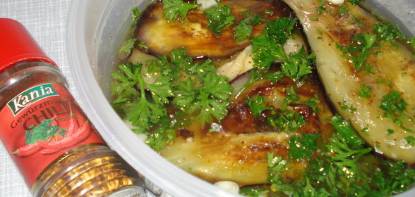 Баклажаны в уксусе ОСТРЫЕ