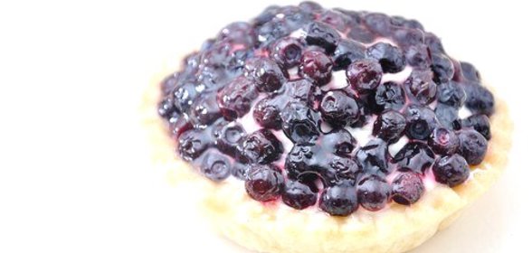 Лимонные корзиночки с черникой и смородиновым джемом