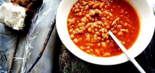 Чили кон карне с какао