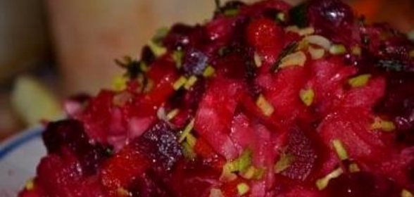 Винегрет с квашеной капустой